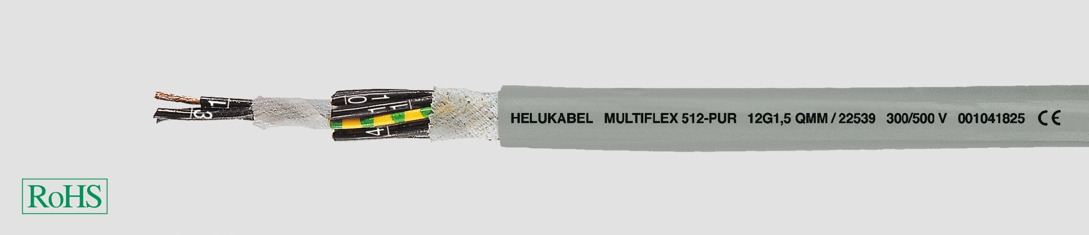 HELUKABEL ITALIA SRL - HLK22523 MULTIFLEX 512 -PUR 2X1 QMM GREY