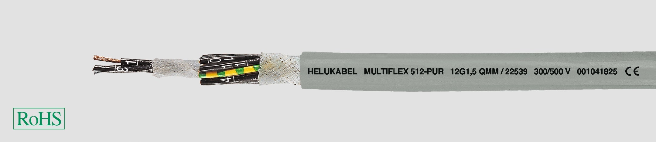 HELUKABEL ITALIA SRL - HLK22523 MULTIFLEX 512 -PUR 2X1 QMM GREY