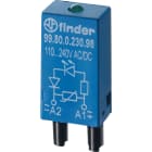 FINDER SPA - FIN9980002459 MOD. INDICATORE LED 6/24V AC/DC