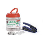 FANTON SRL - FME99937-6P KIT 50 PLUG RJ45 CAT.6 UTP PAS.+PINZA