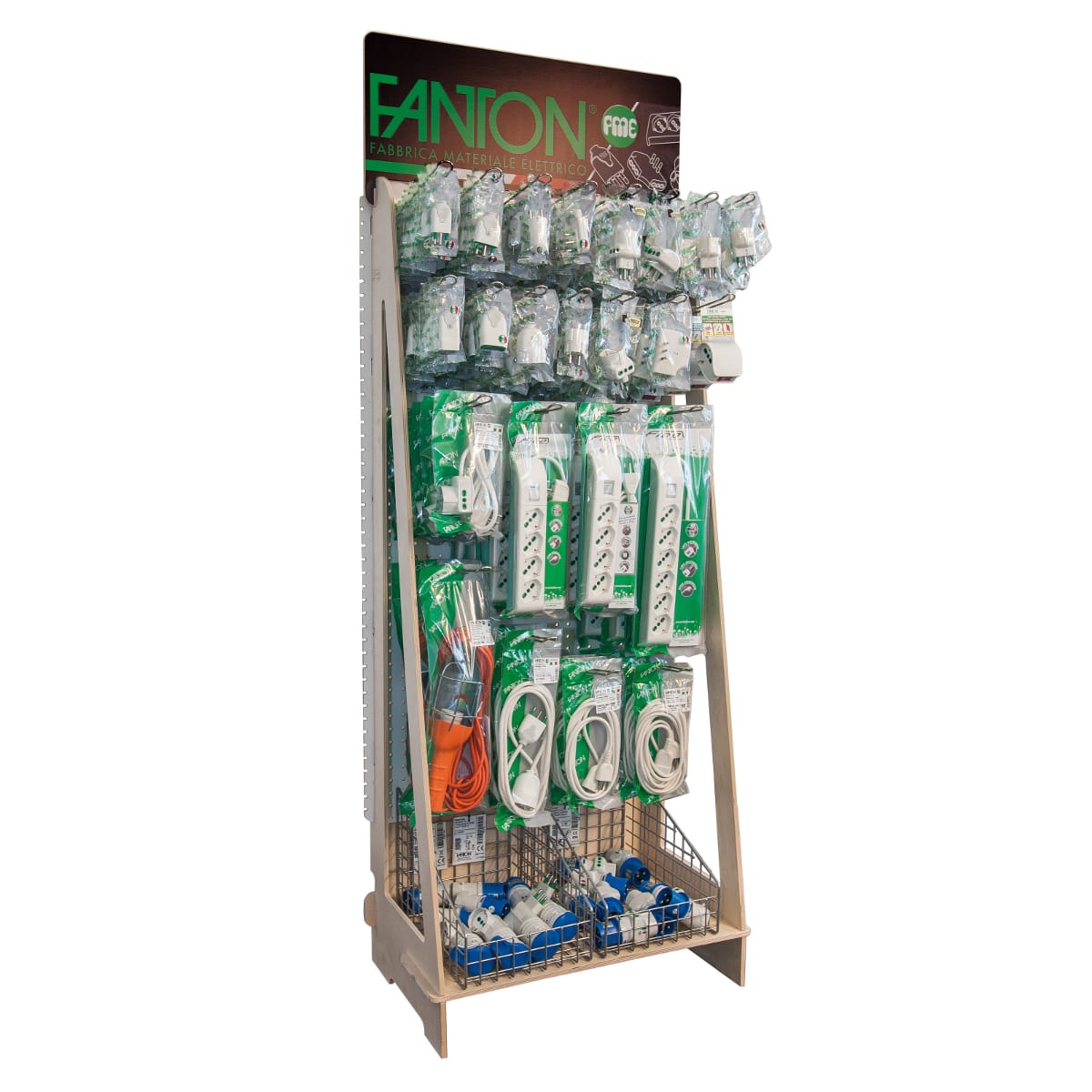 FANTON SRL - FME99978-00 ESPOSITORE IN LEGNO COMPLETO DI 190 PR.