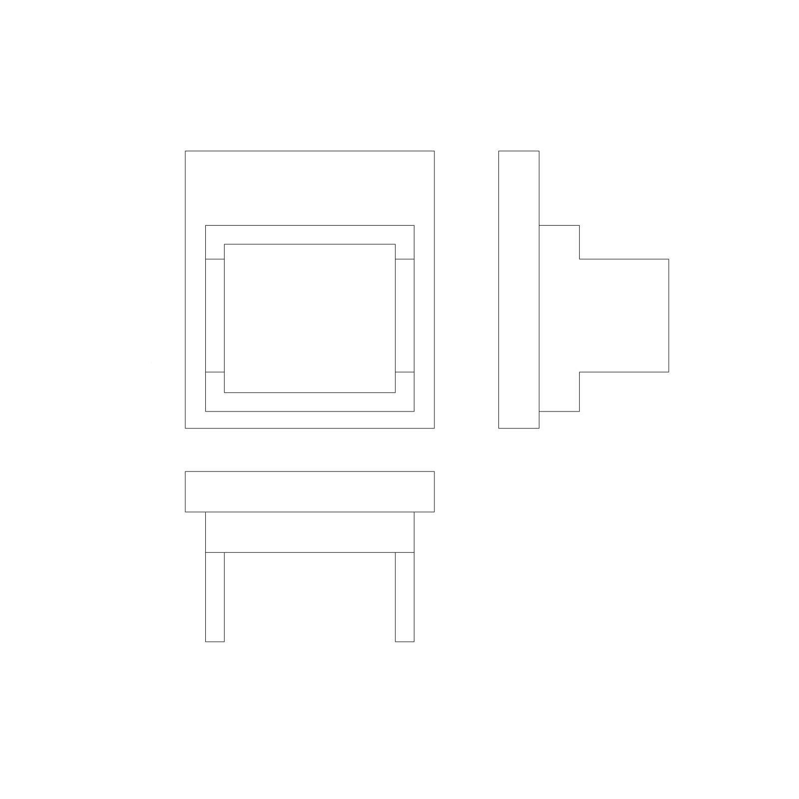 LINEA LIGHT (ILED) - ILD98922 KIT TAPPI IN PLASTICA 2PZ.BIANCHI