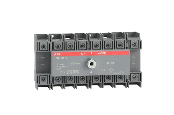 ABB SPA - ABBEE 242 2 OT100F4C SEZIONATORE 4P COMMUTATORE 100A