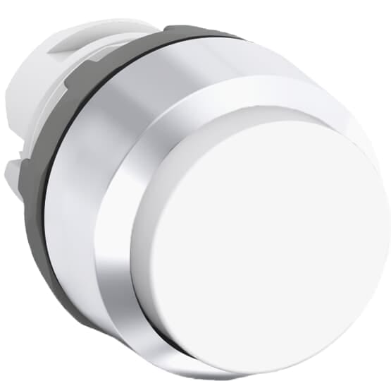 ABB SPA - ABBKZ 120 3 MP3-31W PULSANTE BIANCO GHIERA METALLICA