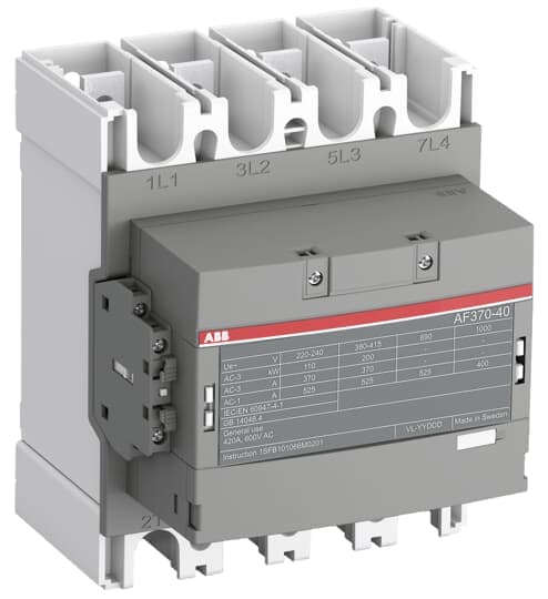 ABB SPA - ABBAF370401111 AF370-40-11-11 CONT 4P 525A 24-60VAC/DC
