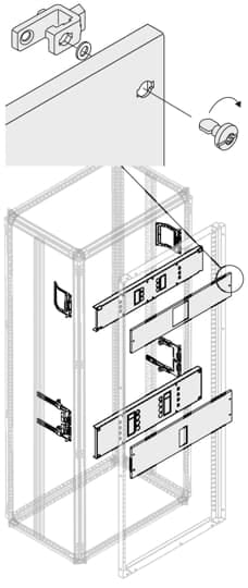 ABB SPA - ABBPHBT5426 KIT T5 3-4P RIM+MRD(400A)INS.OR. L=400MM