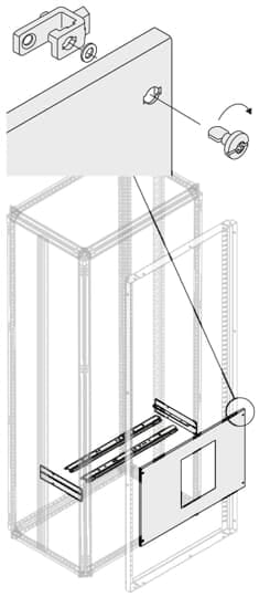 ABB SPA - ABBPVCE4350 KIT E4.2/E4.3 3P E-I. VERTICALE L=600MM