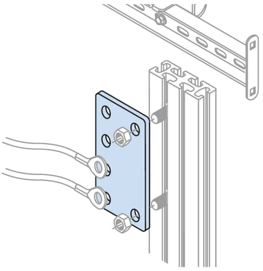 ABB SPA - ABBAD1077 N.4 GIUNTI DI DERIVAZIONE 400A IN RAME