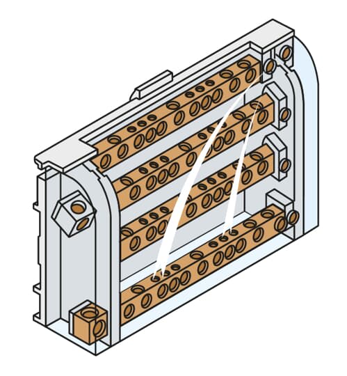 ABB SPA - ABBAD1027 MORSETTIERA MODULARE 160A