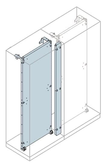 ABB SPA - ABBEA1800 KIT UNIONE PIASTRE DI FONDO H=1800MM