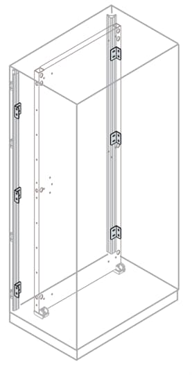 ABB SPA - ABBEA2117 N.6 RINFORZI INTERMEDI FISSAGGIO PIASTRA