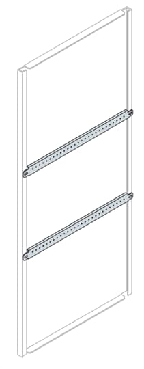 ABB SPA - ABBEA6003 N.2 PROFILI ORIZ. RINF. PIASTRA L=600MM