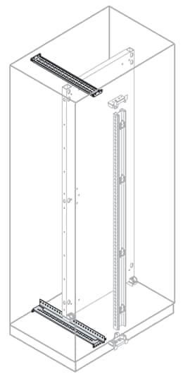 ABB SPA - ABBEB4101 GUIDE DI SCORRIMENTO INS.PIASTRA P=400MM