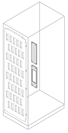 ABB SPA - ABBEE0024 N.10 PIASTRE CHIUSURA CONNETTORI 24 POLI