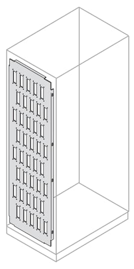 ABB SPA - ABBEE1852 PANN.PORTACONNET. 36FORI 1800X500MM(HXP)