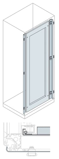 ABB SPA - ABBEE2110K CONTROPORTA RIBORDATA 2000X1000 HXL