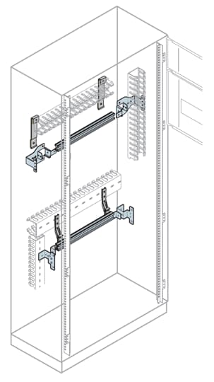 ABB SPA - ABBEH0036 GUIDA DIN L=800MM (36 MOD)+SUPP.FRONTE