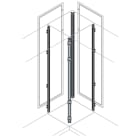 ABB SPA - ABBEM1805 N.4 MONTANTI X STRUTTURA ANGOLO H=1800MM