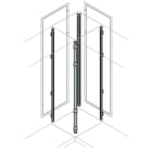 ABB SPA - ABBEM2005 N.4 MONTANTI X STRUTTURA ANGOLO H=2000MM