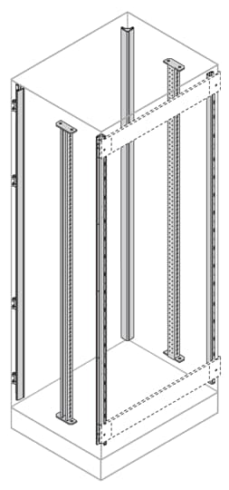 ABB SPA - ABBEM2202 N.4+2 MONTANTI X STRUTT.CELLE H=2200MM