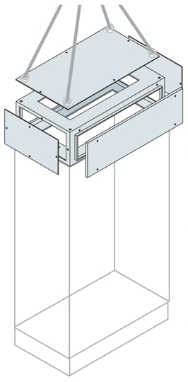 ABB SPA - ABBER1000 KIT AFFIANC.VANO RACC.CAVI L=600/800MM