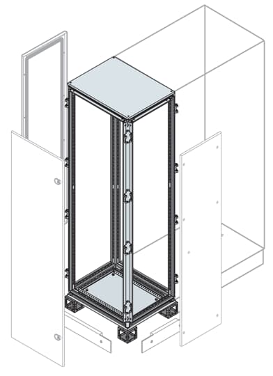 ABB SPA - ABBER3081K VANO LAT.CAVI 2000X300X800MM (HXLXP)