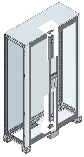 ABB SPA - ABBES2026VK ARM.DOP.POR.VETRO 2000X1200X600(HXLXP)