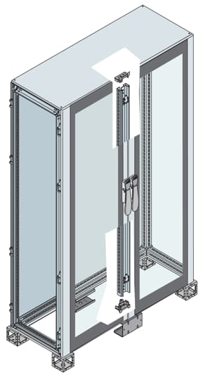ABB SPA - ABBES2225VK ARM.DOP.POR.VETRO 2200X1200X500 (HXLXP)