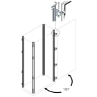 ABB SPA - ABBEV0122 N.4 MONTANTI+CERNIERE APERT.180?H=2200MM