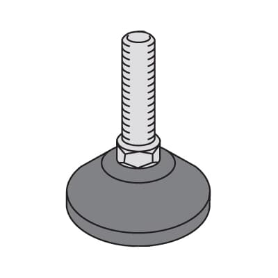 ABB SPA - ABBEV1004 N. 4 PIEDINI DI LIVELLAMENTO M12
