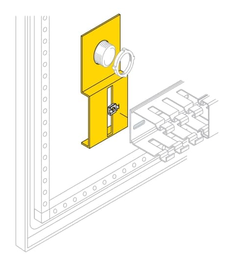 ABB SPA - ABBEV1131 N.100 STAFFE PORTACANALINA PULSANTI D.22