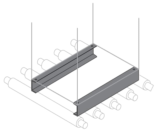 ABB SPA - ABBEZ1201 N.2 ZOCCOLI RINFORZATI 100X1200MM (HXL)
