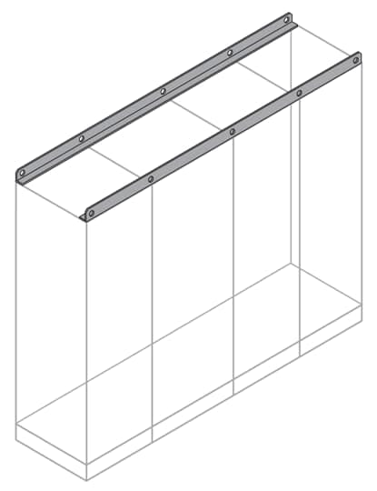 ABB SPA - ABBTU1000 N.2 TRAVI SOLLEVAMENTOXBATT.IS2 UM=METRO