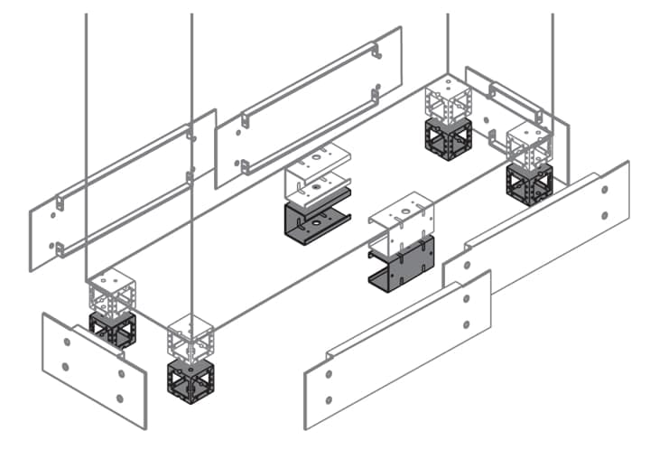 ABB SPA - ABBZN1010 N.4 ANGOLARI H=100MM