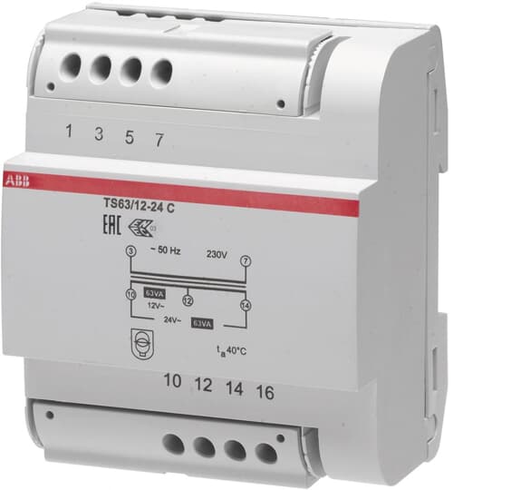 ABB SPA - ABBM429287 TS63/12-24 C TRASFORMATORE 63VA 12-24V