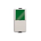 ABB SPA - ABB2CSK1025CH PULSANTE 1P, 16A, NO, DIFFUSORE VERDE