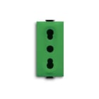 ABB SPA - ABB2CSK1105CH PRESA BIVALENTE 2P+T, 10/16A, VERDE