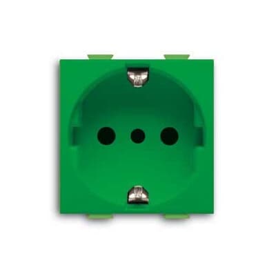 ABB SPA - ABB2CSK1115CH PRESA UNEL 2P+T, 16A, P30, VERDE