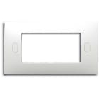 ABB SPA - ABB2CSK1641CH PLACCA AUTOPORT. 4 POSTI BIANCO RAL9016