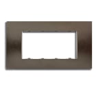 ABB SPA - ABB2CSK1644CH PLACCA AUTOPORT. 4 POSTI MARRONE RAL8014