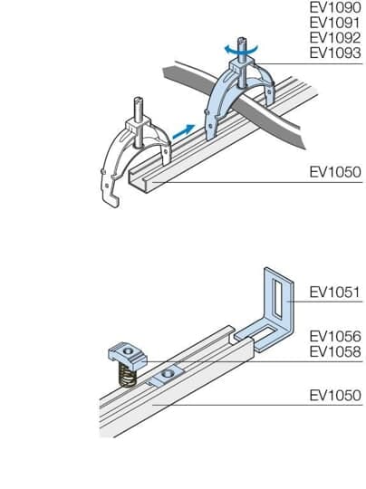 ABB SPA - ABBEV1092 N.5 STAFFE BLOCCACAVO 30-48MM