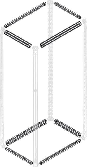 ABB SPA - ABBPCFM0400 N.4 TRAVERSE LAMIERA ZINCATA L=400MM
