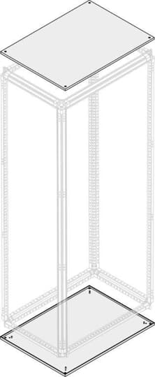 ABB SPA - ABBPTBB4070 TETTO/FONDO CIECO IP40 L=400MM P=700MM