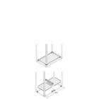 ABB SPA - ABBPBWP8050 KIT FONDO CON/SENZA ZOC.L=800MM P=500MM