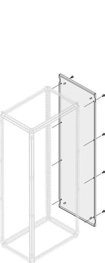 ABB SPA - ABBPPEB2050 PAN. ESTERNO IP30/40 H=2000MM P=500MM
