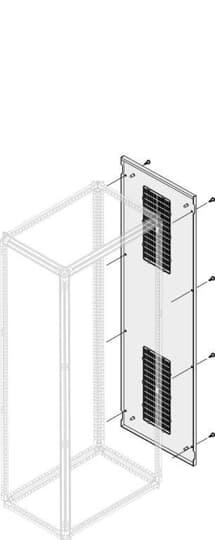 ABB SPA - ABBPPEA1850 PANN. EST.AERATO IP30 H=1800MM L/P=500MM