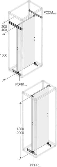 ABB SPA - ABBPCCM0700 N.2 TRAVERSE LAMIERA ZINCATA VC P=700MM
