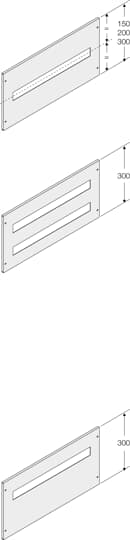 ABB SPA - ABBPPMF2080 PANNELLO 36 MODULI DIN H=200MM L=800MM