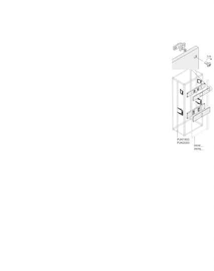 ABB SPA - ABBPHCX1101 KIT XT1 3-4P FISSO INST.ORIZ.L=600MM
