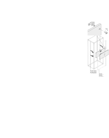 ABB SPA - ABBPVFT6610 KIT N.2 T6 3-4P ESTR.VERT.L=1000MM
